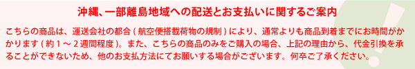 配送とお支払いに関するご案内